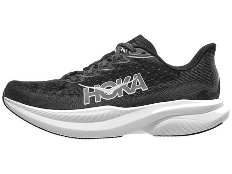 HOKA Mach 6\Mens Shoes\Black/White