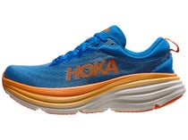 HOKA Bondi 8 Men's Shoes Coastal Sky/Vibrant Orange