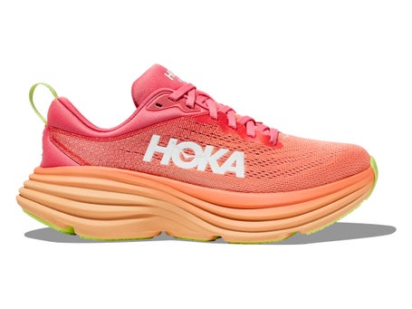 HOKA Bondi 8\Womens Shoes\Coral/Papaya