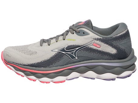 Mizuno Wave Sky 7\Womens Shoes\Pearl Blue/White/Pink