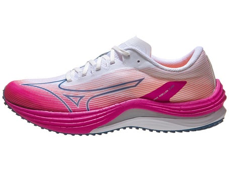 Mizuno Wave Rebellion Flash\Womens Shoes\White/Pink