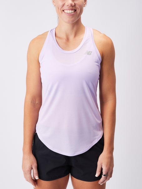 New Balance Womens Accelerate Tank Cyber Lilac