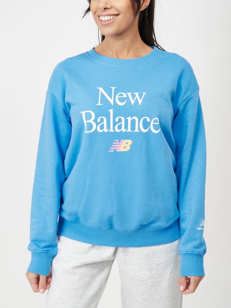 New Balance Womens Essentials Good Vibes Fleece Crew