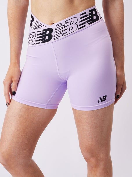 New Balance Womens Relentless Fitted Short Cyber Lilac