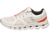 ON Cloudrunner Men's Shoes Undyed-White/Flame