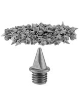 Omni-Lite 7mm (1/4") Pyramid Spikes 20 Pack Silver