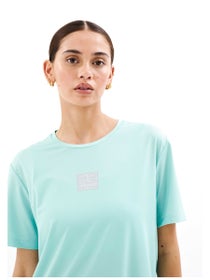 P.E Nation Women's Crossover Air Form Tee in Aqua