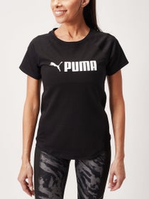 Puma Women's Fit Logo Tee Black