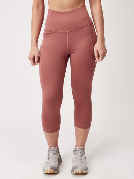 Patagonia Womens LW Pack Out Crop Tights Rosehip