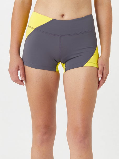 rabbit Womens First Place 2.5 Short Blk Pearl/Yellow