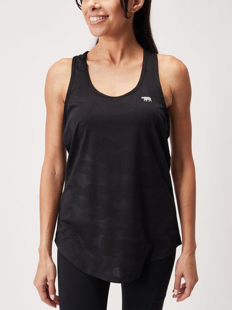 Running Bare Womens Back To Bare Action Tank BlackCamo