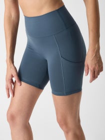Running Bare Women's Waisted Camelflage Bike Tight 6"