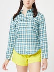 rabbit Women's High Country LS Flannel Dusty Turquoise