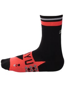 SHYU Racing Half Crew Socks Black/Red/Lilac