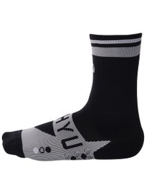 SHYU Racing Half Crew Socks Black/Grey/White