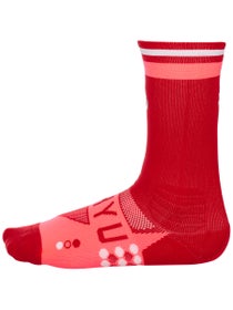 SHYU Racing Half Crew Socks Red/Pink/White