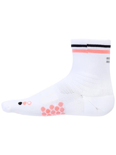 SHYU Racing Quarter Socks White/Scarlet/Black