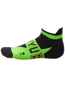 SHYU Racing No-Show Tab Socks Black/Green/Yellow