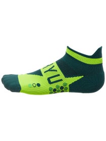 SHYU Racing No-Show Tab Socks Pine/Green/Yellow