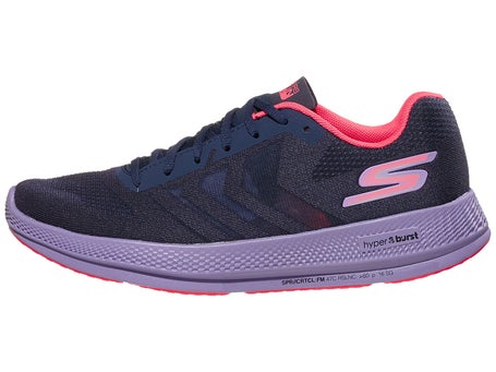 Skechers GOrun Razor+\Womens Shoes\Navy/Purple
