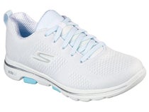Skechers Go Walk 5 Women's Shoes White/Blue