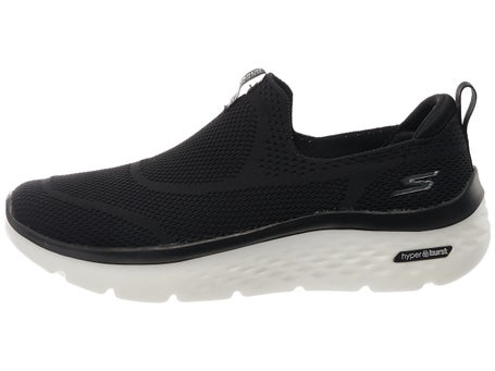 Skechers Go Walk Hyper Burst\Womens Shoes\Black/White