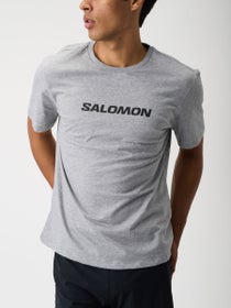 Salomon Men's Logo Short Sleeve Tee Heather Grey