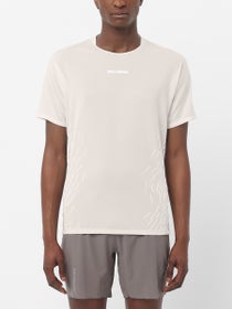 Salomon Men's Sense Aero Short Sleeve GFX Whisper White