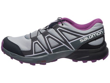 Salomon Speedcross\Juniors Shoes\Quarry/Black/Grape