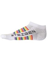 Steigen Sock Zero One Size White Rainbow