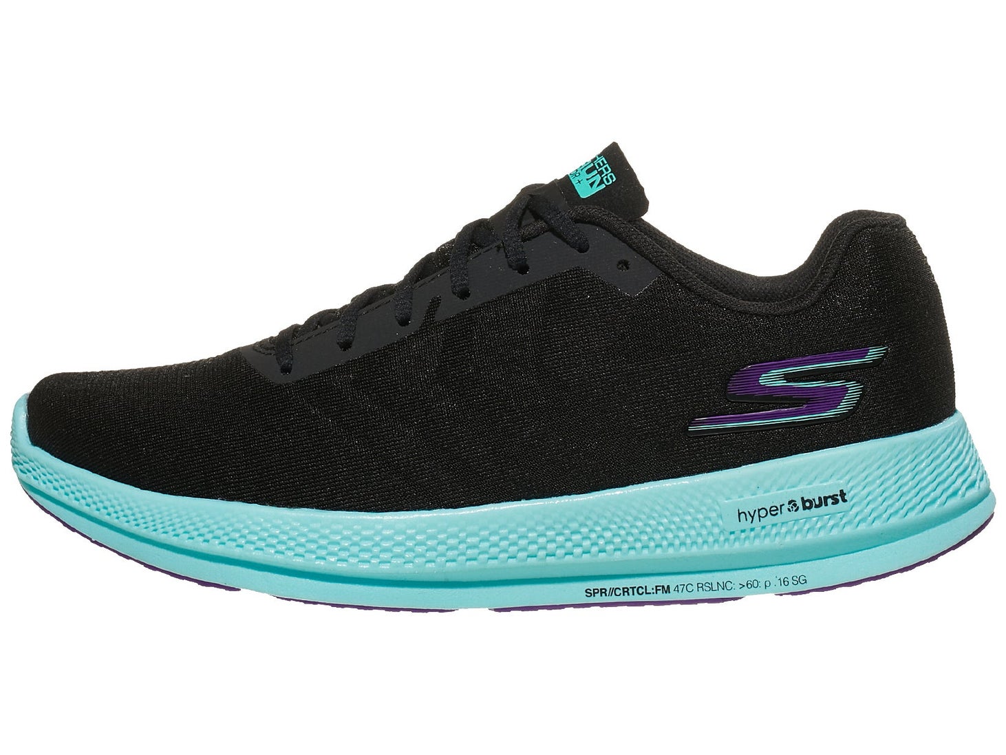 Skechers Go Run Razor+ Women's Shoes Black/Light Blue | Running Warehouse