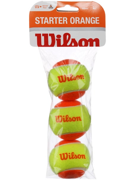 Wilson Starter Orange Stage 2 Ball 3-Pack