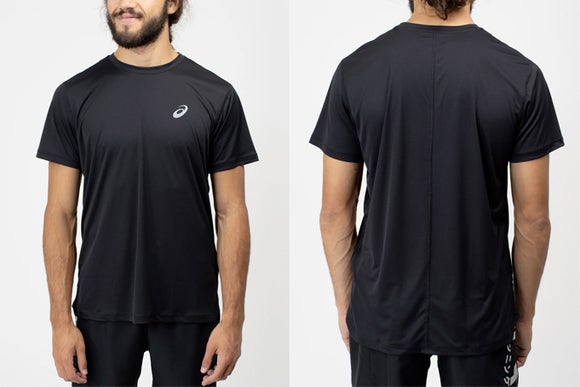 Men's Clothing - Global Running Short Sleeve Tee - Black