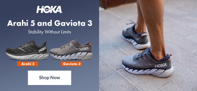 Hoka Arahi 5 & Gaviota 3